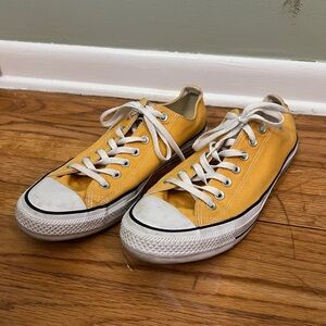 Converse Yellow and White Sneakers